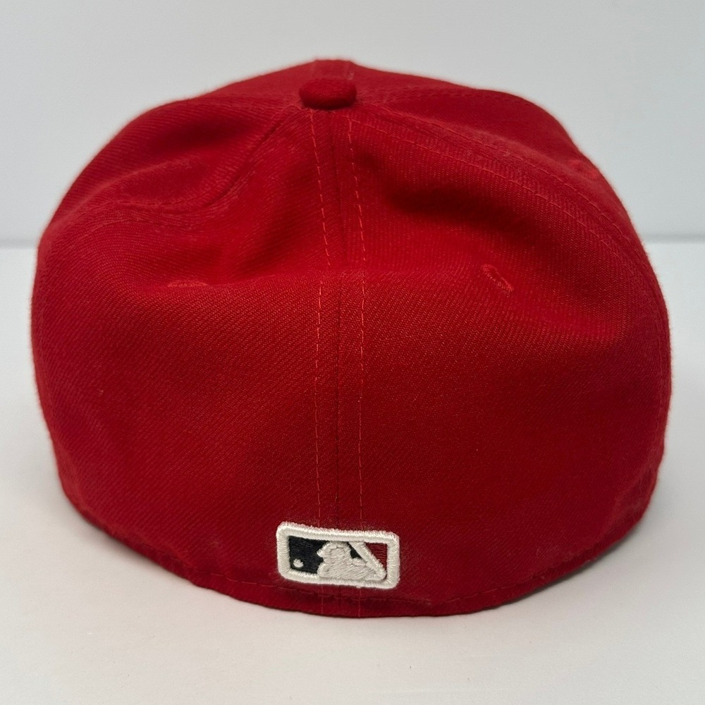 New Era 59FIFTY St Louis Cardinals Fitted Hat Red MLB On Field Cap Size 6 3/4 B6 - Picture 2 of 5